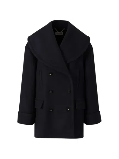 Altuzarra Double-breasted Coat In Black