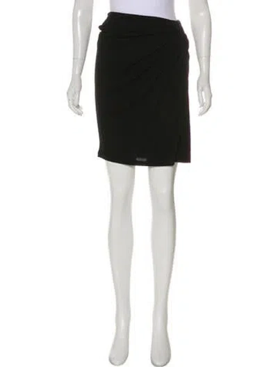 Pre-owned Altuzarra Draped Knee-length Skirt In Black