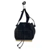 Altuzarra Drawstring Bucket Bag In Black Suede In Black