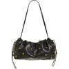 Altuzarra Drawstring Studded Leather Clutch In Multi