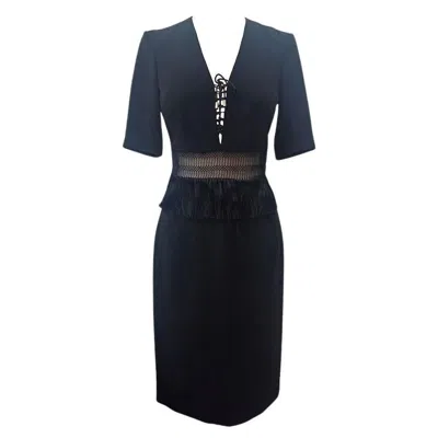 Pre-owned Altuzarra Dress Size 42 In Black