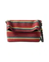 Altuzarra Duo Reversible Striped Textured Shoulder Bag In Multicolor Cotton In Multi