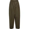Altuzarra Emmett Pleated Virgin Wool Tapered Leg Pants In 000216 Dry Age Mel.