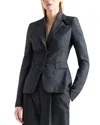 Altuzarra Blazer Fenice Aus Baumwolle Und Seide In Nightfall