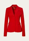 Altuzarra Fenice Tailored Wool Jacket In Grenadine