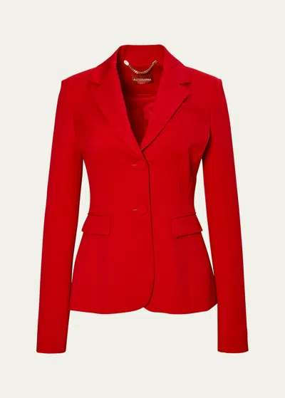 Altuzarra Fenice Tailored Wool Jacket In Grenadine