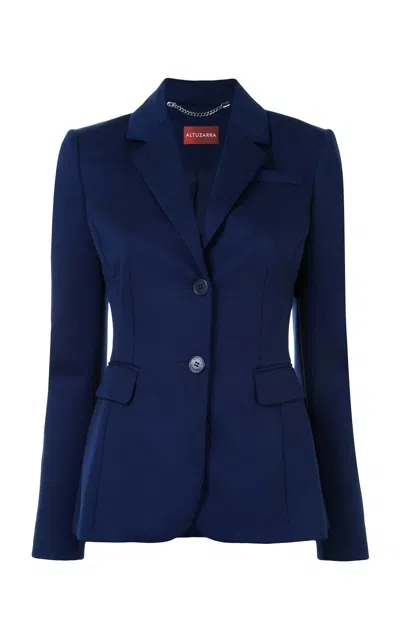 Altuzarra Fenice Wool Jacket In Blue