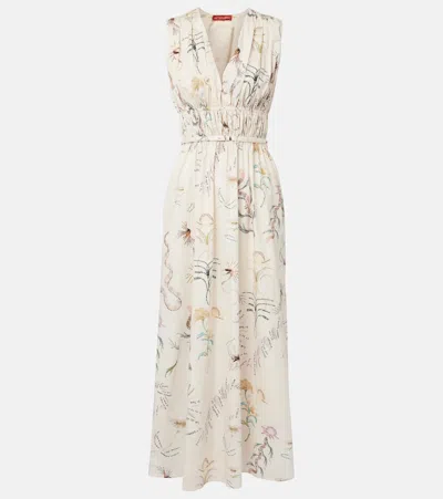 Altuzarra Fie Printed Cotton-blend Midi Dress