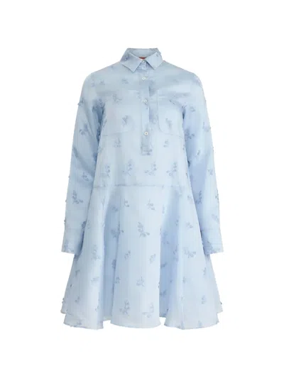 Altuzarra Fil-coup Flared Dress In Multi