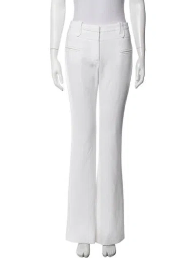 Pre-owned Altuzarra Flared Pants In White