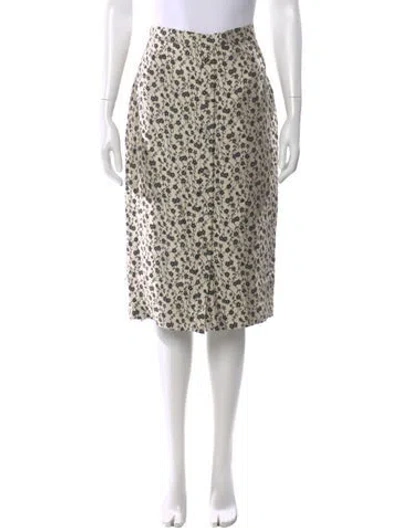 Pre-owned Altuzarra Floral Print Knee-length Skirt