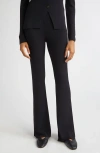 Altuzarra Serge Stretch-wool Bootcut Pants In Black