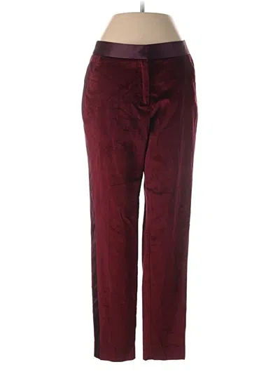 Pre-owned Altuzarra For Target Casual Pants In Burgundy