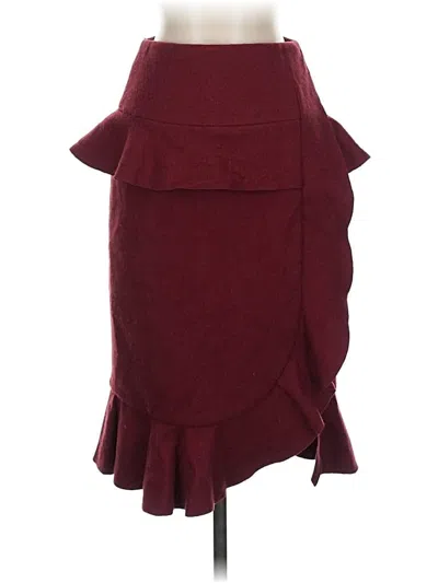 Pre-owned Altuzarra Formal Skirt In Burgundy
