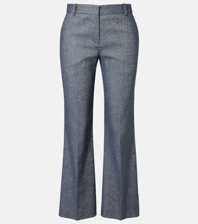 Altuzarra Fossett Bootcut Pants In Gray