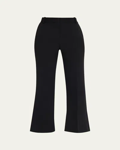 Altuzarra Fossett Kick-flare Ankle Pants In Black