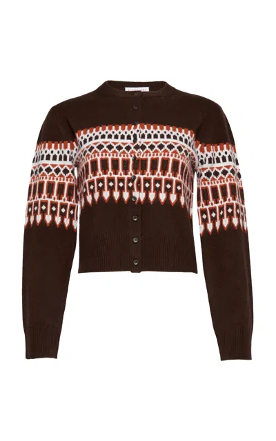 Altuzarra Fowler Wool-cashmere Sweater In Brown
