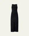 Altuzarra Geordie Embellished Sleeveless Dress In Animal Print