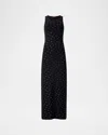 Altuzarra Geordie Embellished Sleeveless Dress In Black