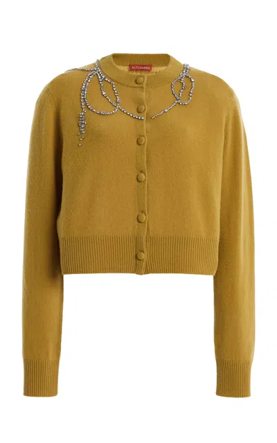 Altuzarra Gideon Cashmere Cardigan In Gold