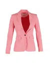 Altuzarra Gingham Blazer In Red Cotton In Red