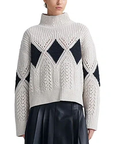 Altuzarra Grady Turtleneck Sweater In White