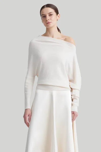 Altuzarra Women's Grainge Cashmere Drop-shoulder Sweater In Ivory