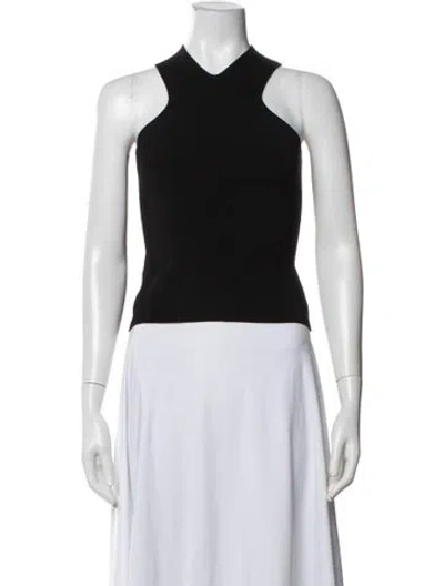 Pre-owned Altuzarra Halterneck Sleeveless Top In Black