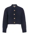 Altuzarra Harris Button Front Sweater In Blue