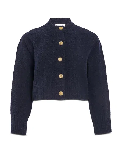 Altuzarra Harris Button Front Sweater In Blue