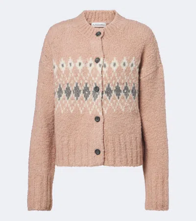 Altuzarra Haven Fair Isle Wool Cardigan In Neutral