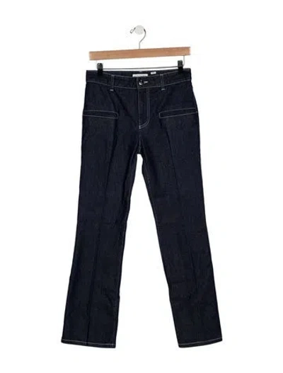 Pre-owned Altuzarra High-rise Straight Leg Jeans In Blue
