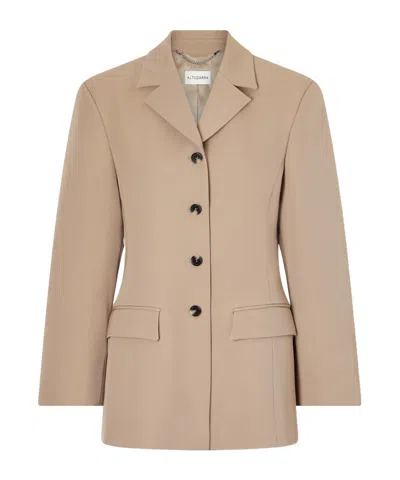 Altuzarra Hoffman Wool-twill Blazer In Brown