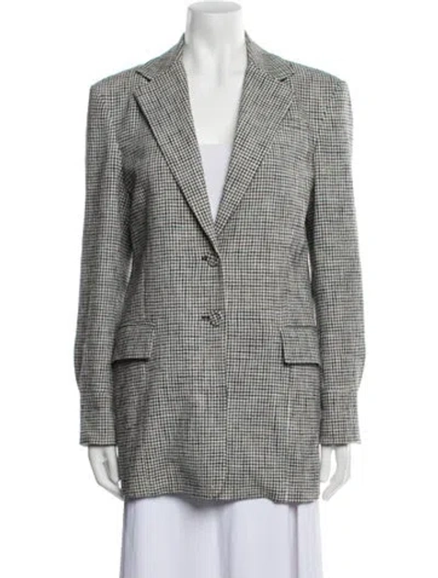 Pre-owned Altuzarra Houndstooth Print Blazer In Multi