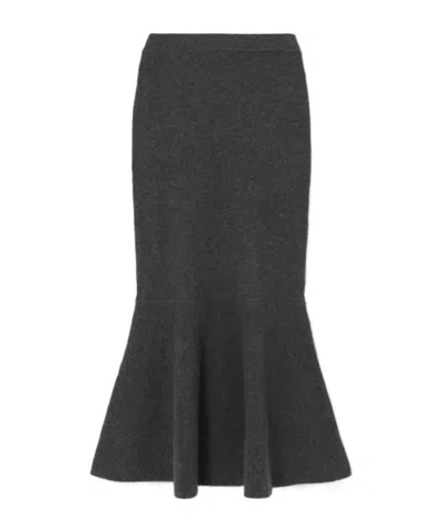 Altuzarra Ios Wool-blend Midi Skirt In Black
