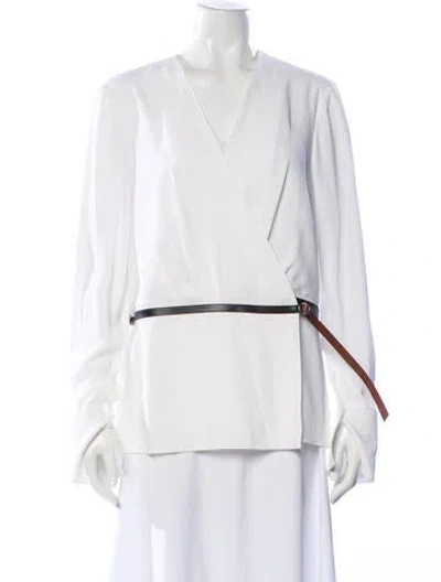 Pre-owned Altuzarra Jacket In White