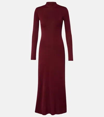 Altuzarra Jersey Maxi Dress In Burgundy