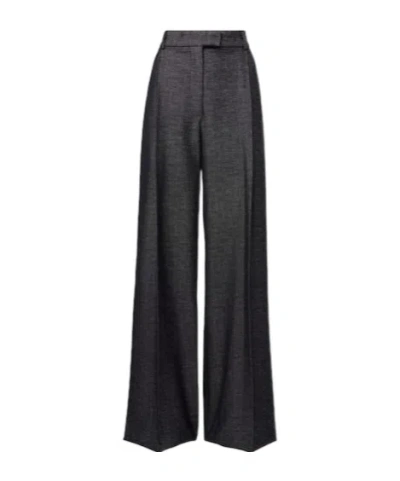 Altuzarra Jess Cotton And Silk Wide-leg Pants In Black