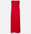 Altuzarra Jools Layered Silk Maxi Shift Dress In Multi