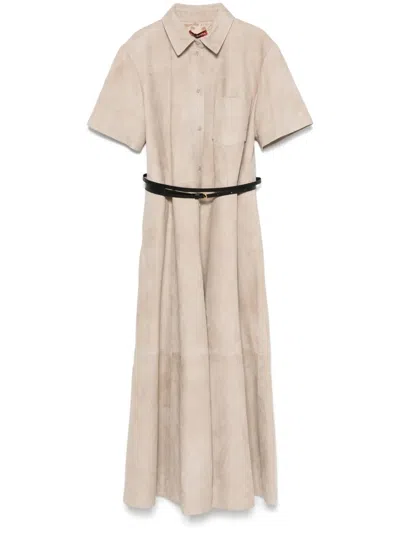 Altuzarra Kiera Midi Dress In Neutrals