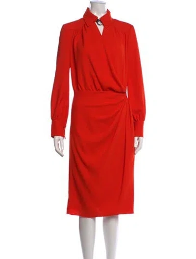 Pre-owned Altuzarra Knee-length Dress In Orange