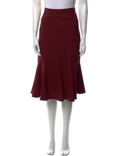 Pre-owned Altuzarra Knee-length Skirt In Burgundy