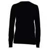 Altuzarra Knitted Cutout Sweater In Black Wool In Black