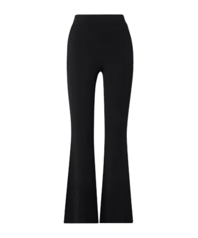 Altuzarra Knitted Flared Pants In Black