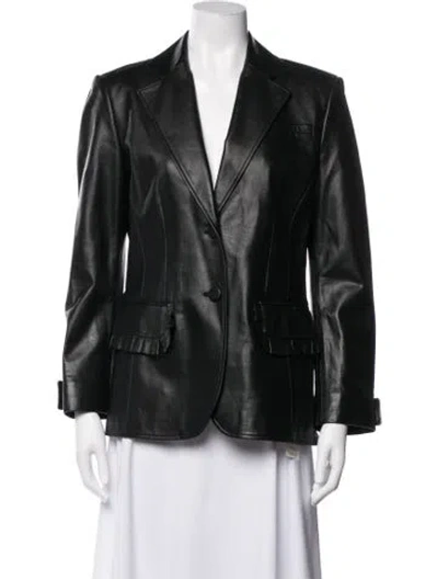 Pre-owned Altuzarra Lambskin Blazer In Black