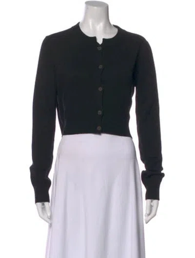 Pre-owned Altuzarra Lambswool Crew Neck Sweater In Black