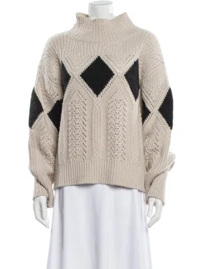 Pre-owned Altuzarra Lambswool Printed Sweater In Neutral