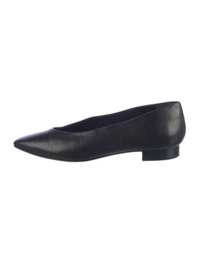 Pre-owned Altuzarra Leather Ballet Flats In Black