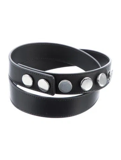 Pre-owned Altuzarra Leather Belt In Black