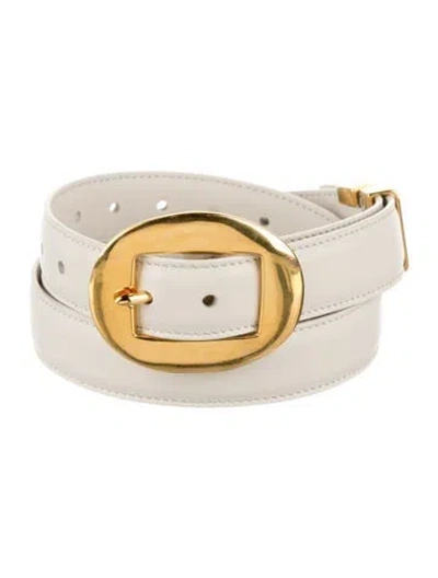 Pre-owned Altuzarra Leather Belt In Neutrals